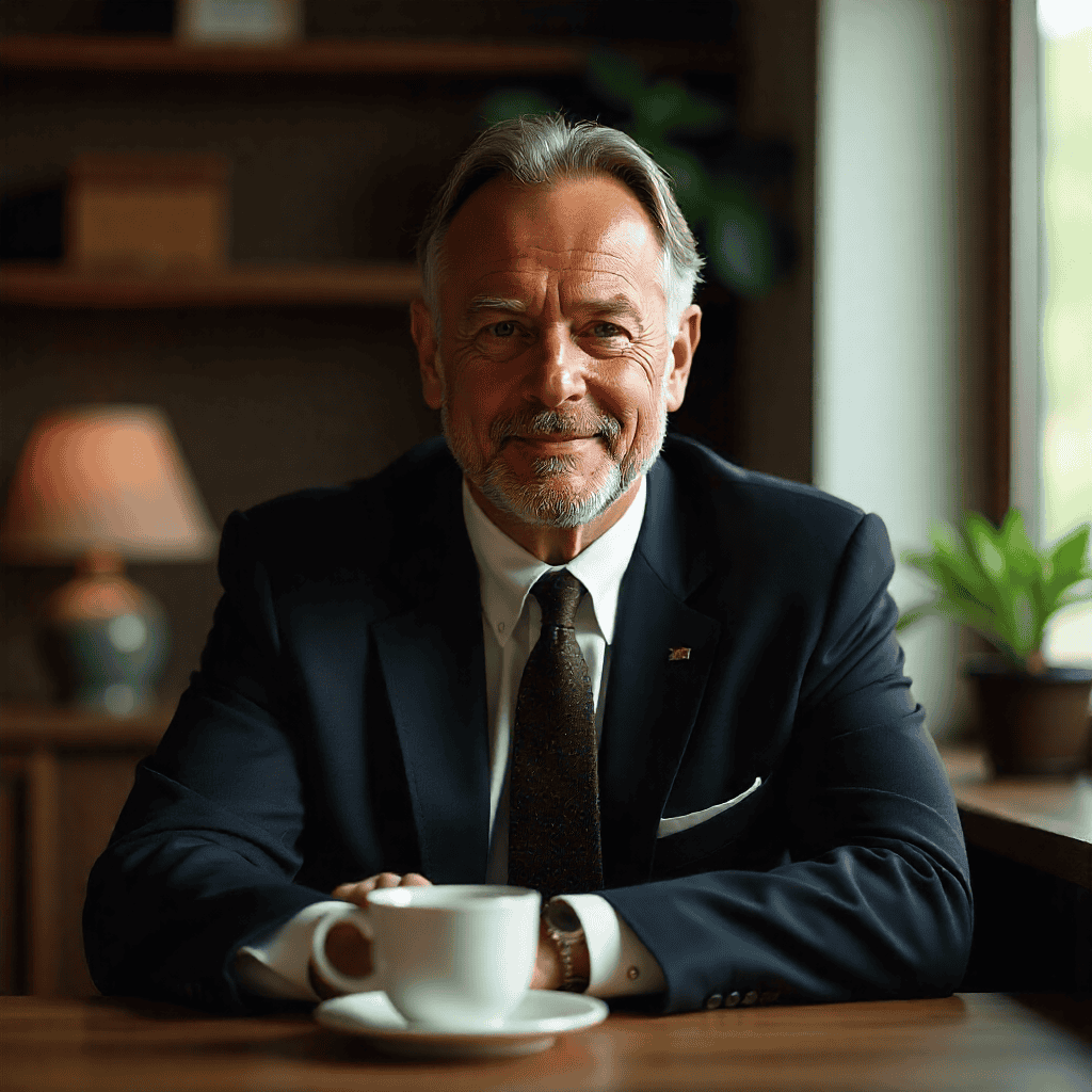 Neon-lit portrait photography